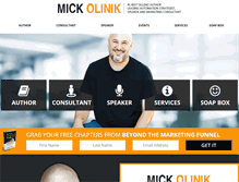 Tablet Screenshot of mickolinik.com